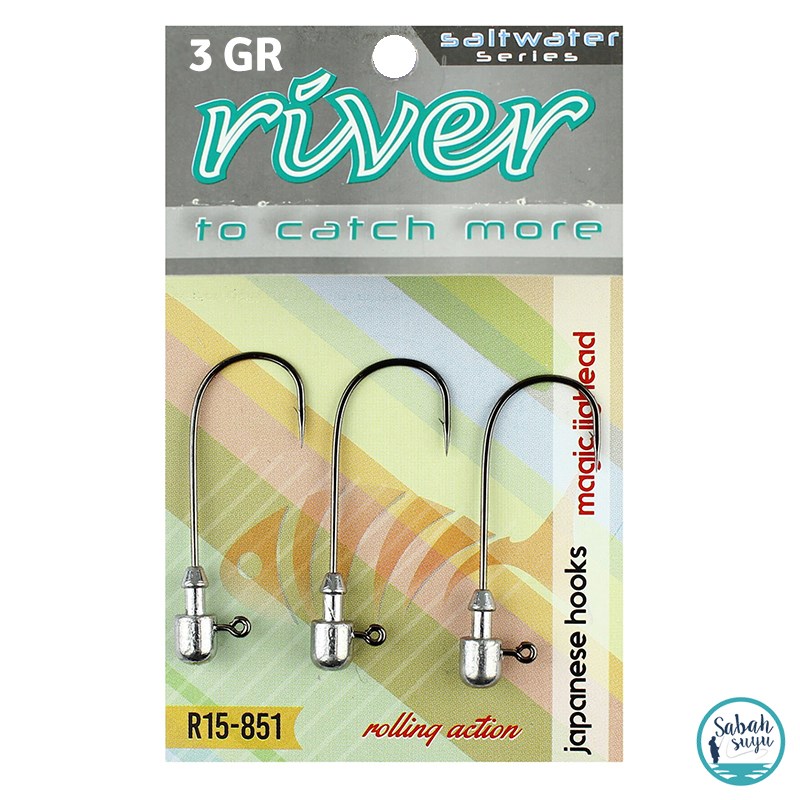 River Magic Jig Head #3/0 3gr (3 Adet)