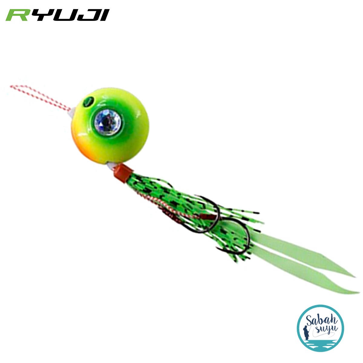 Ryuji Aqua Swim Eye Tai Rubber Slider 150gr Yellow