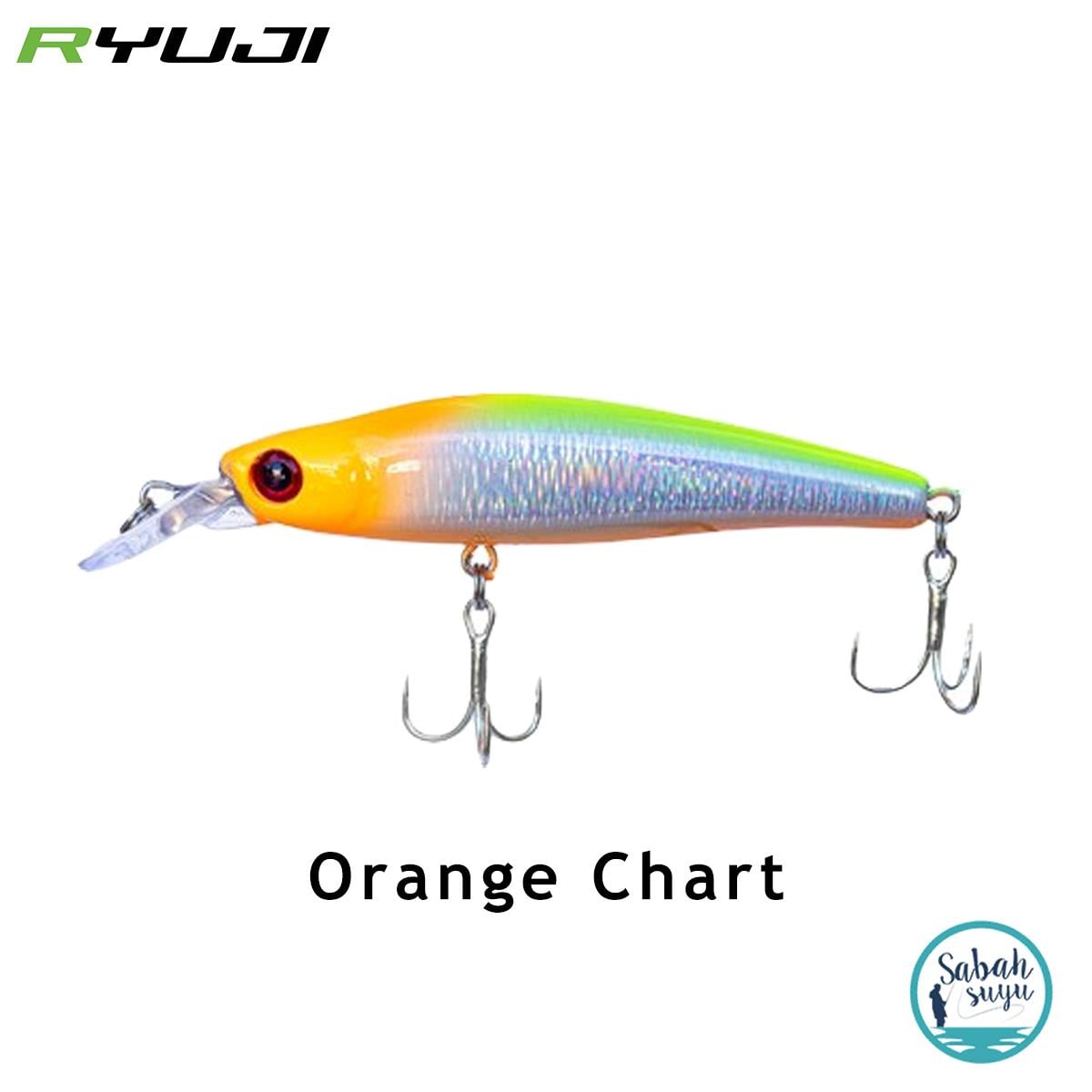 Ryuji Bubble Bait 8cm 12gr Sahte Balık Orange Chart