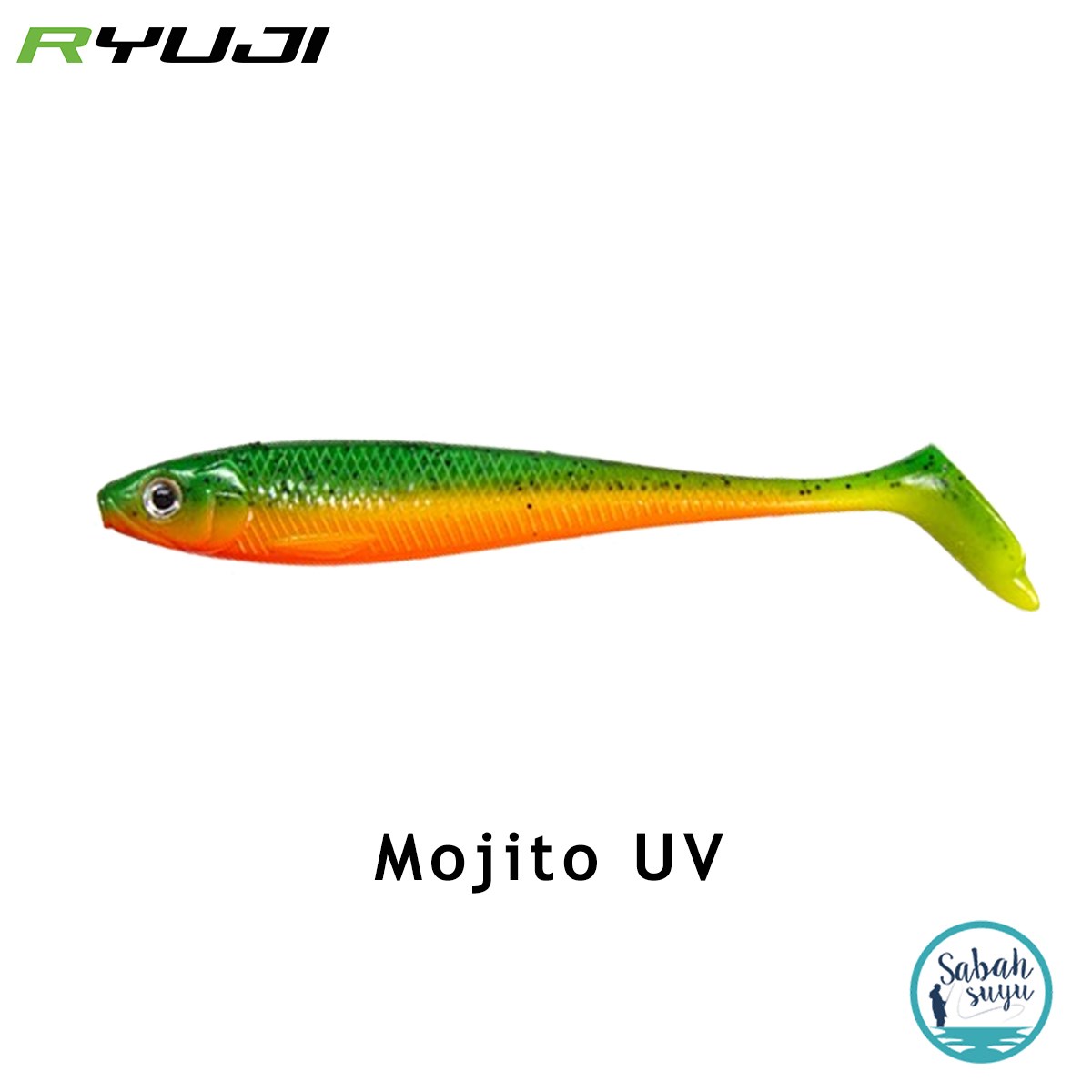 Ryuji Panic Shad 9cm 5.5gr Silikon Balık (3 Adet) Mojito UV