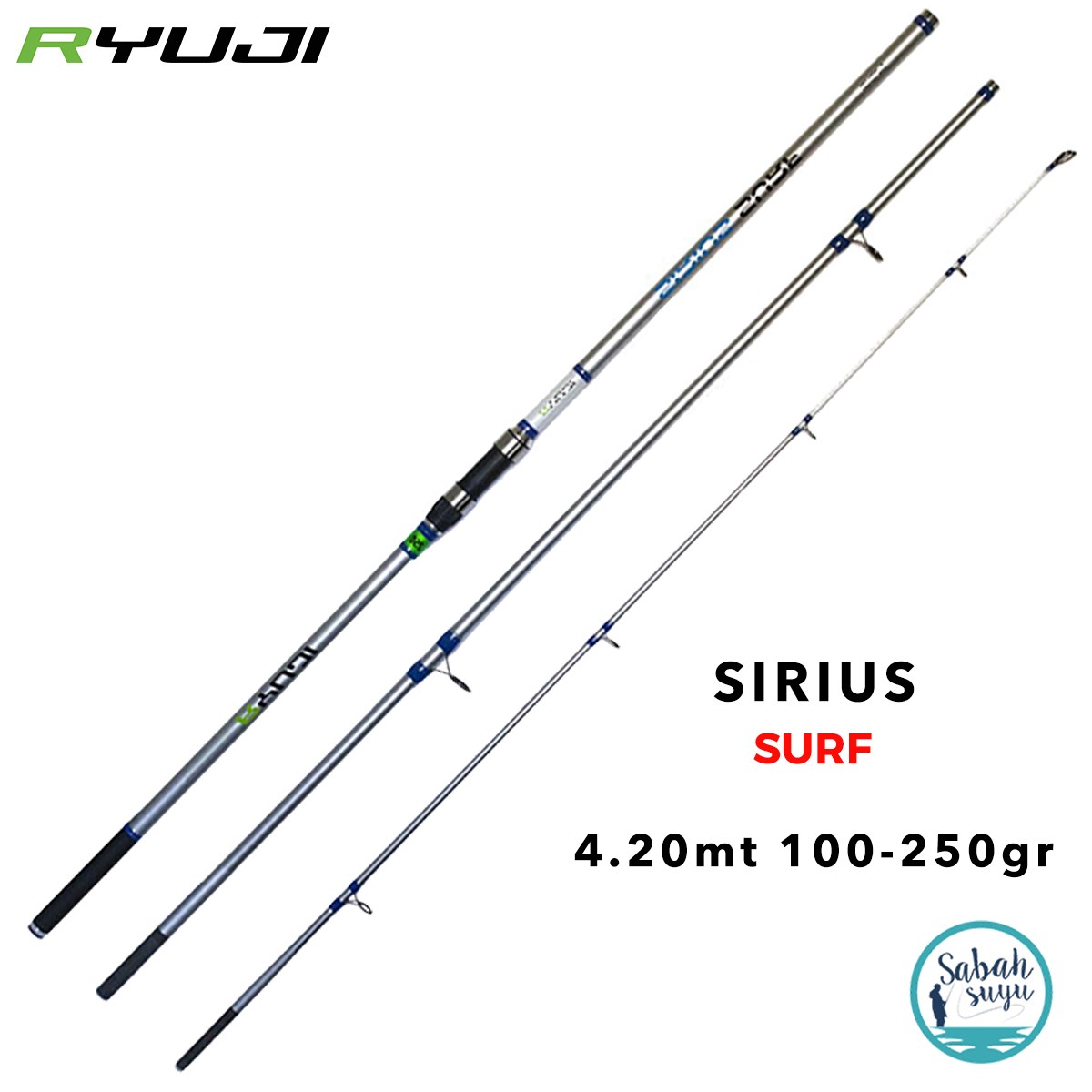 Ryuji Sirius 4.20mt 100-250gr (3P) Surf Kamış