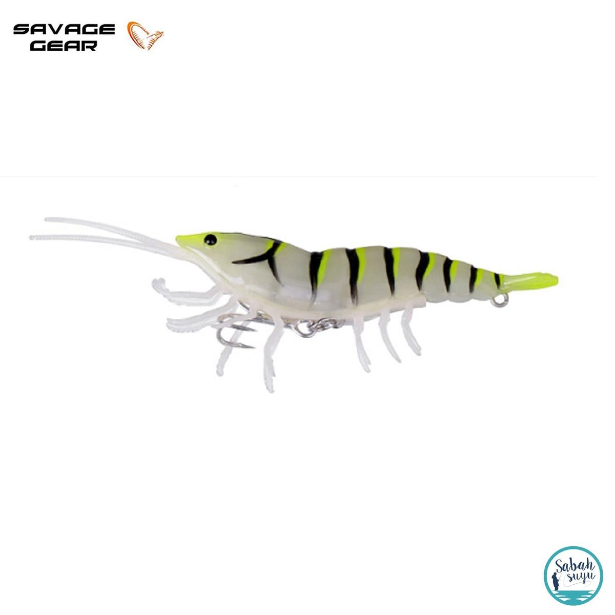 Savage Gear 3D Hybrid Shrimp 10cm 17gr Silikon Yem Yellow Tail Glow