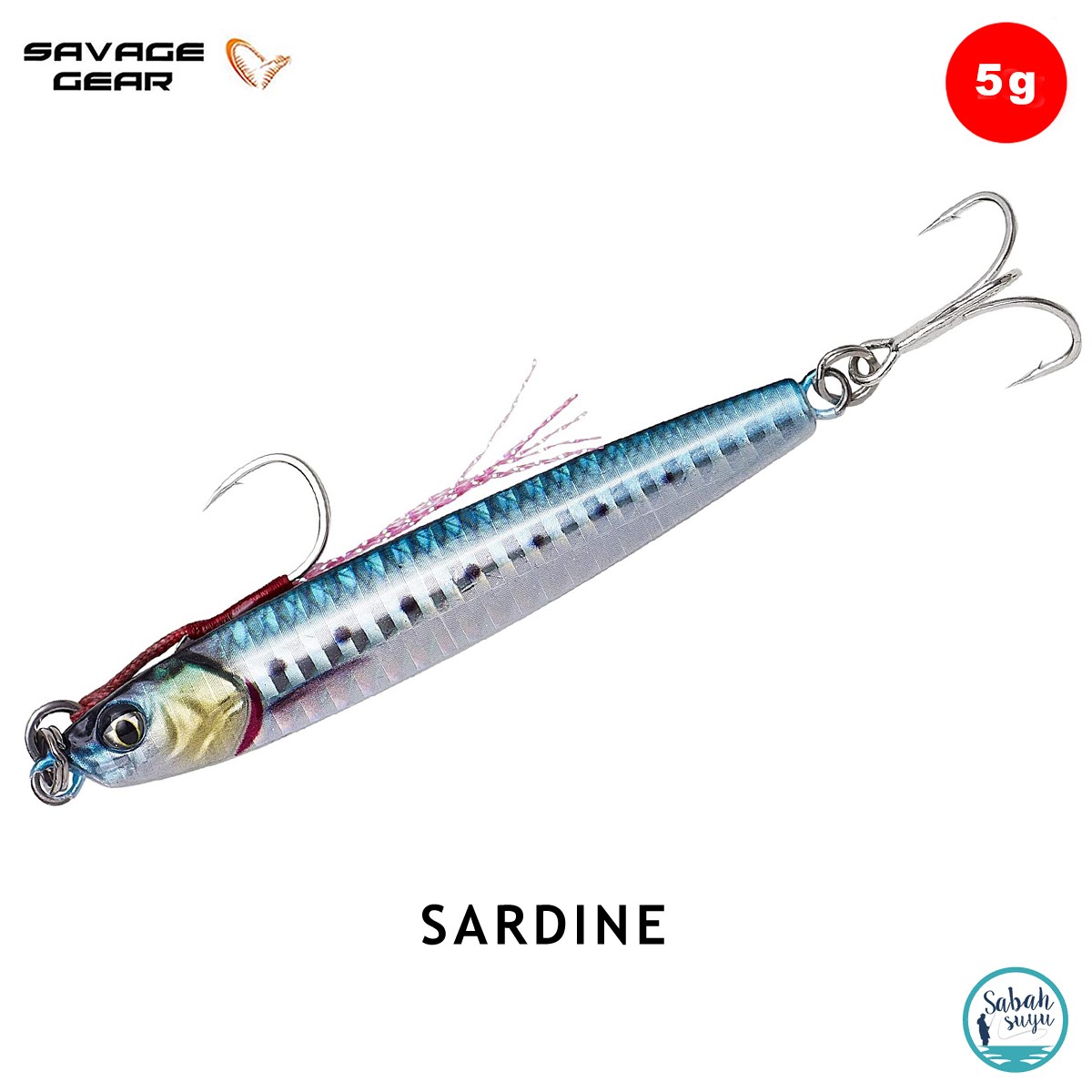 Savage Gear 3D Jig Minnow Baby Jig 5gr 4.6cm Sardine