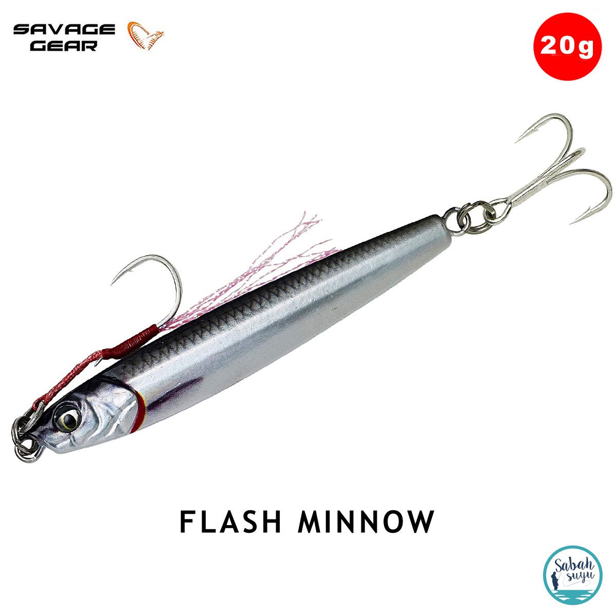 Savage Gear 3D Jig Minnow Jig 20gr 7.5cm Flash Minnow