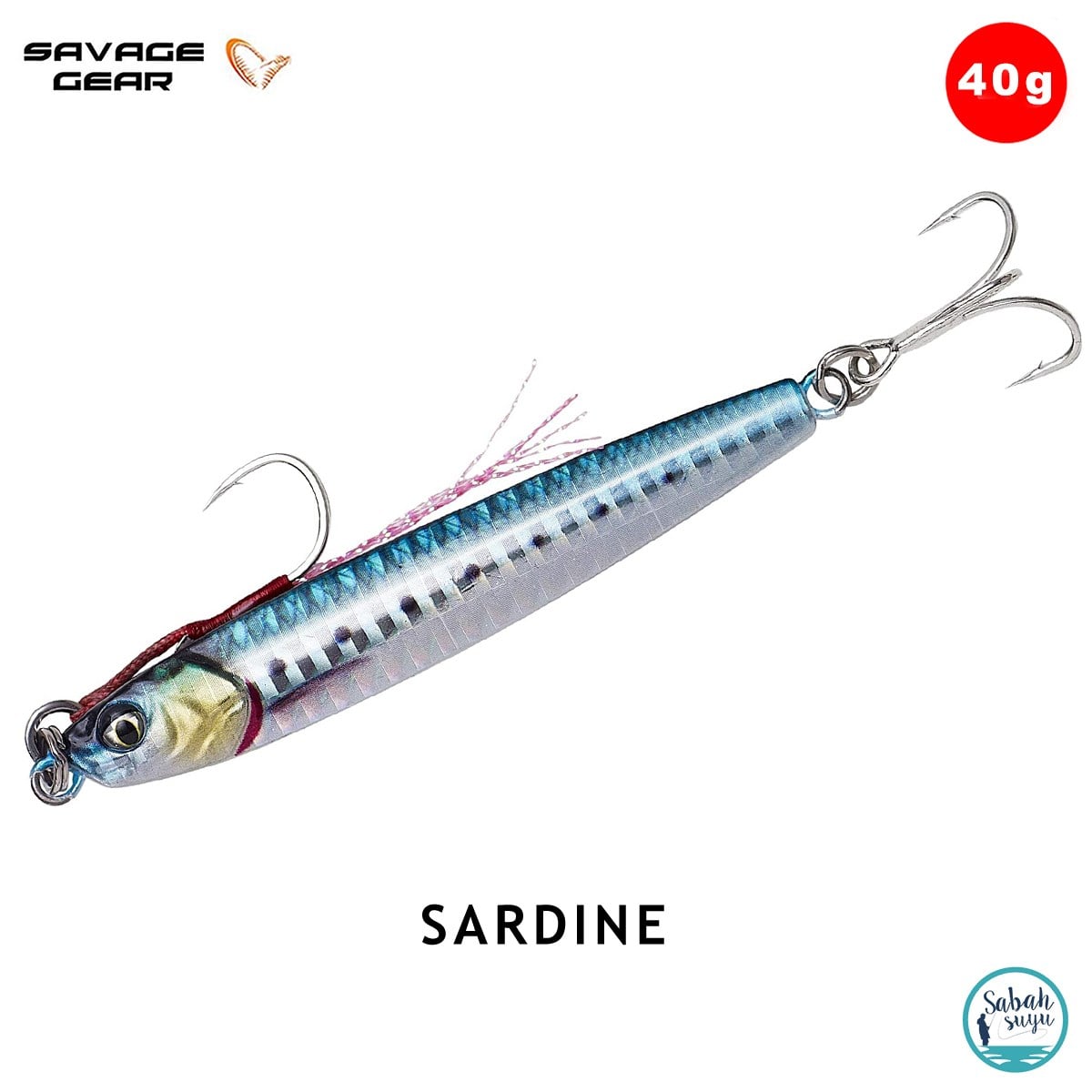 Savage Gear 3D Jig Minnow Jig 40gr 9.3cm Sardine