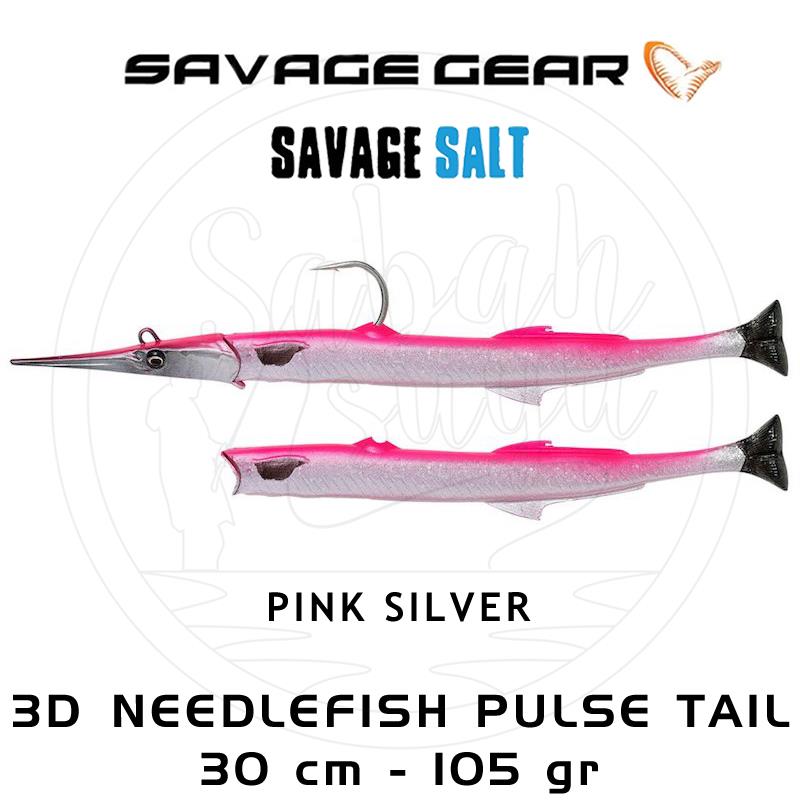 Savage Gear 3D Needlefish Pulsetail 2+1 30cm 105gr Pink Silver