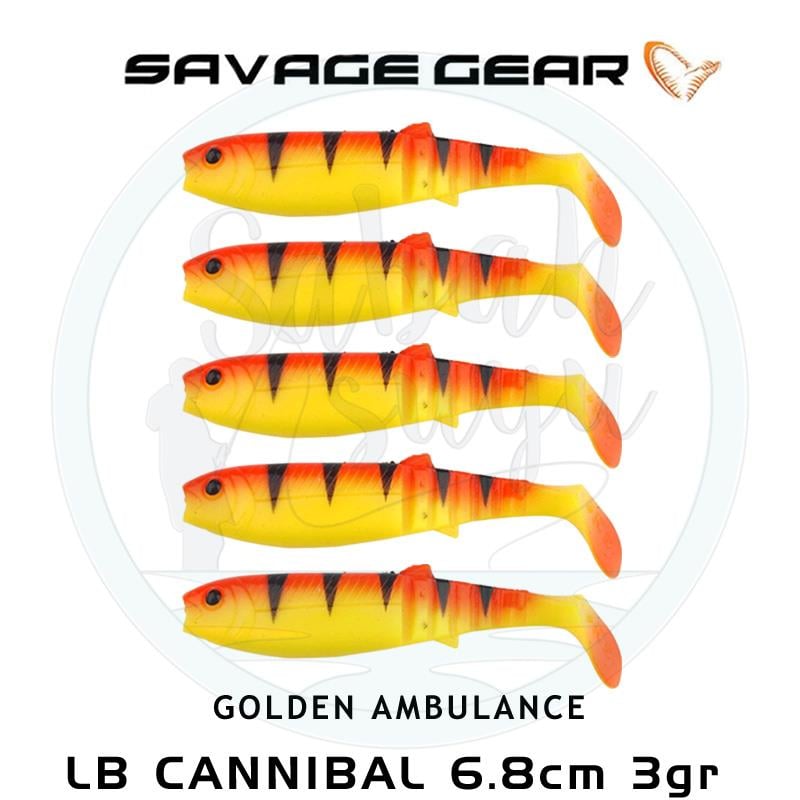 Savage Gear LB Cannibal 6.8cm 3gr Silikon Yem (5ad) Golden Ambulance