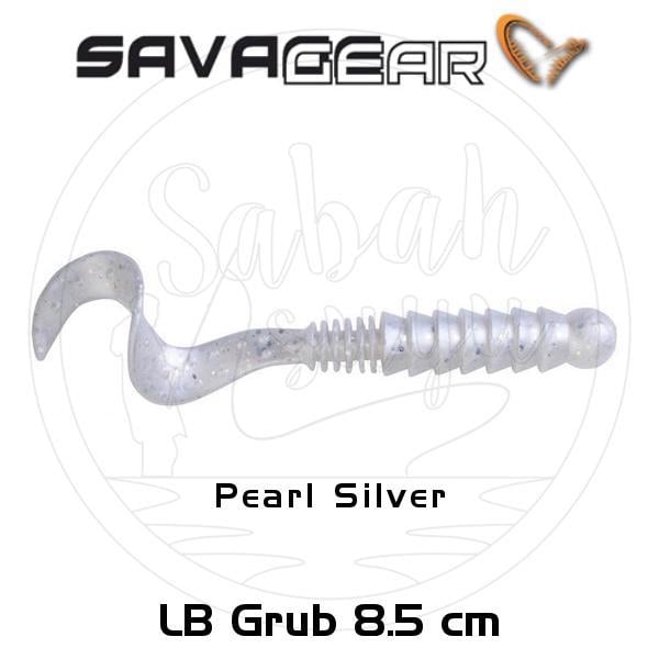Savage Gear LB Grub 8.5cm 3gr Suni Yem (8ad) 01 Pearl Silver