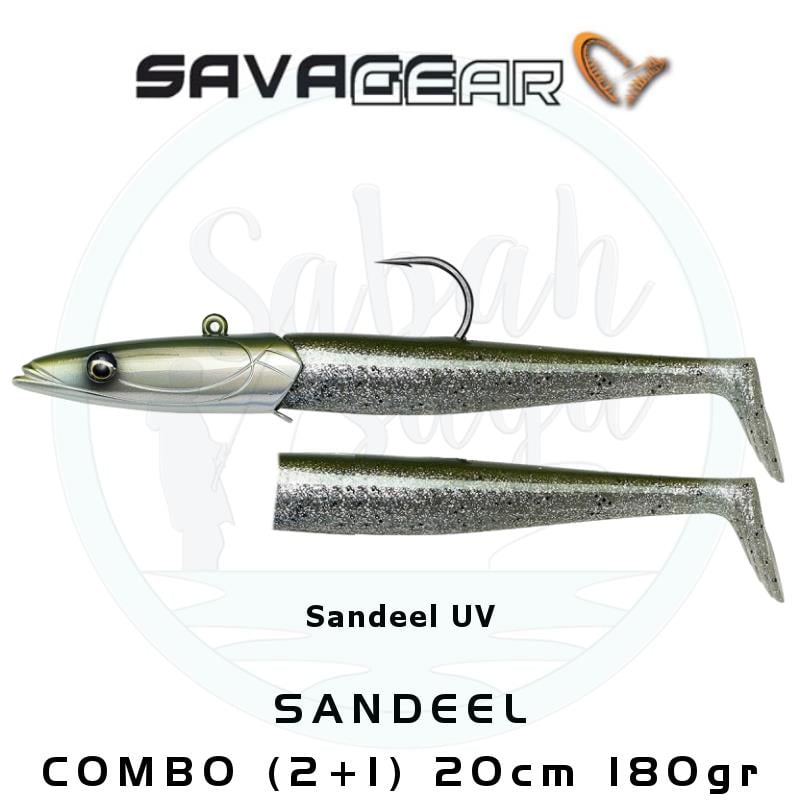Savage Gear Sandeel 20cm 180gr. Combo (2+1) Sandeel UV