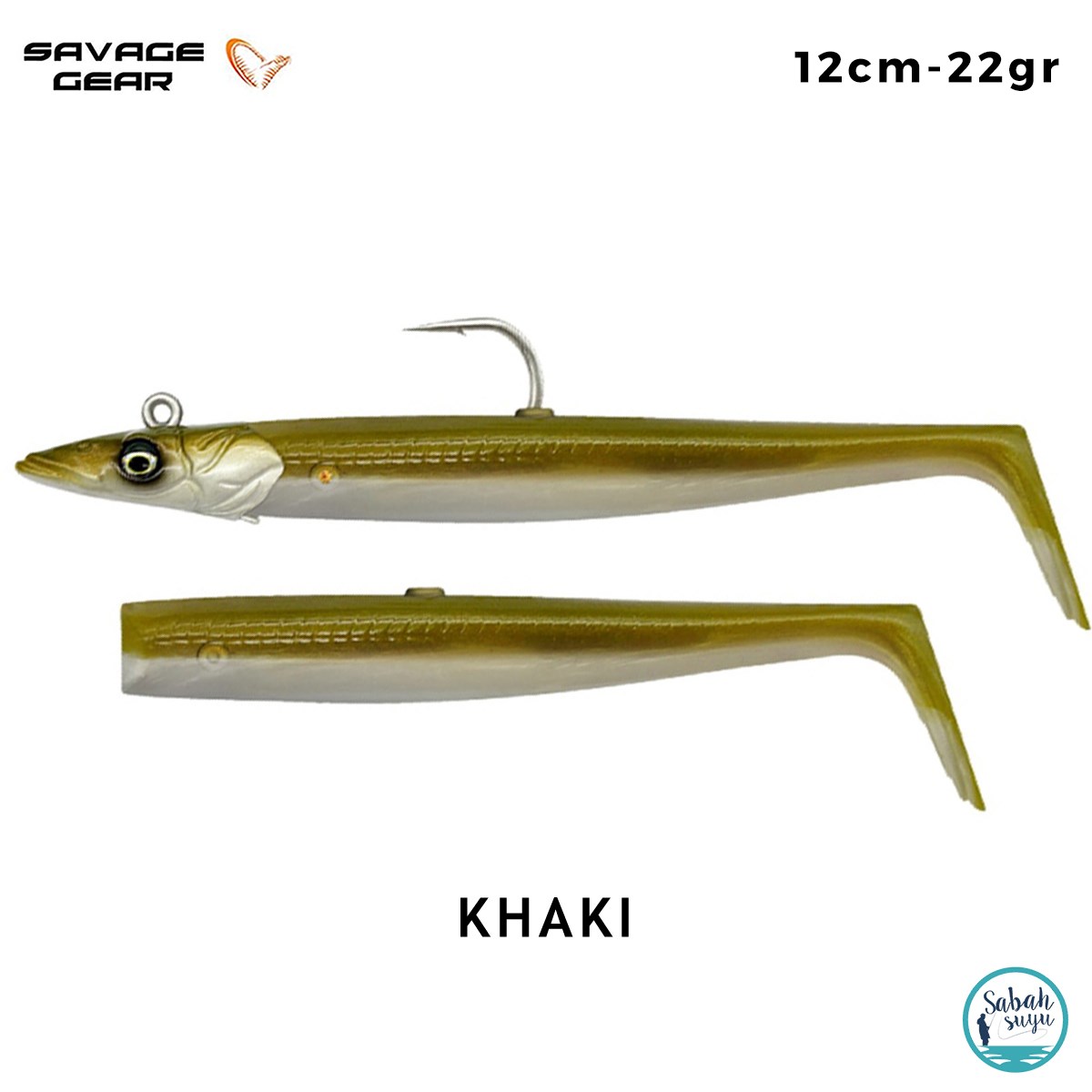 Savage Gear Sandeel V2 12 cm 22gr Combo (2+1) Khaki