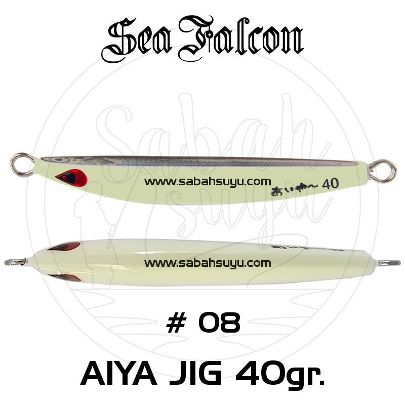Sea Falcon Aiya Jig 40gr 08 All Glow