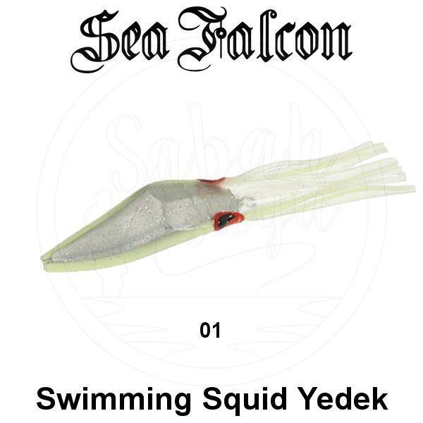 Sea Falcon Swimming Squid Casting Yedek Silikon Kalamar 12cm 01