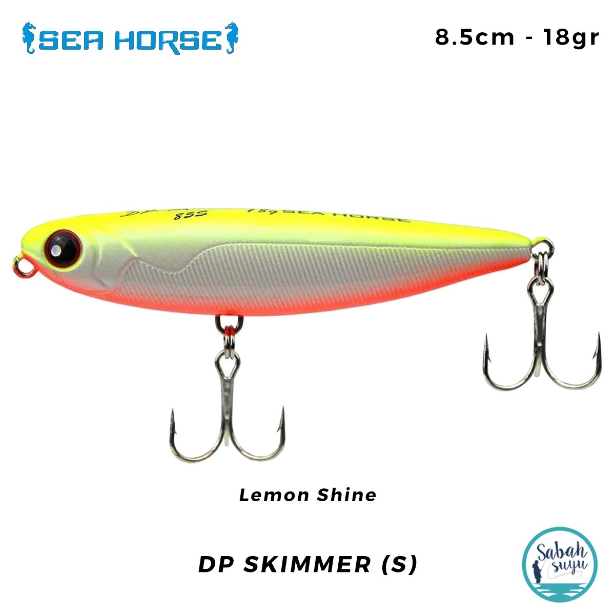 Sea Horse DP Skimmer 85 (S) 8.5cm 18gr Lemon Shine