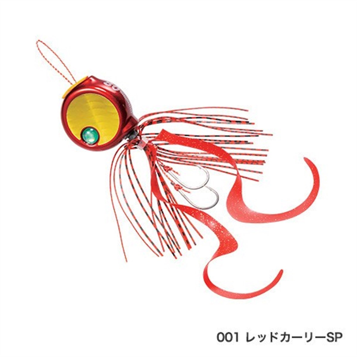 Shimano Engetsu Flat Baku Baku Tai Rubber Jig 100gr 005 Red Gold