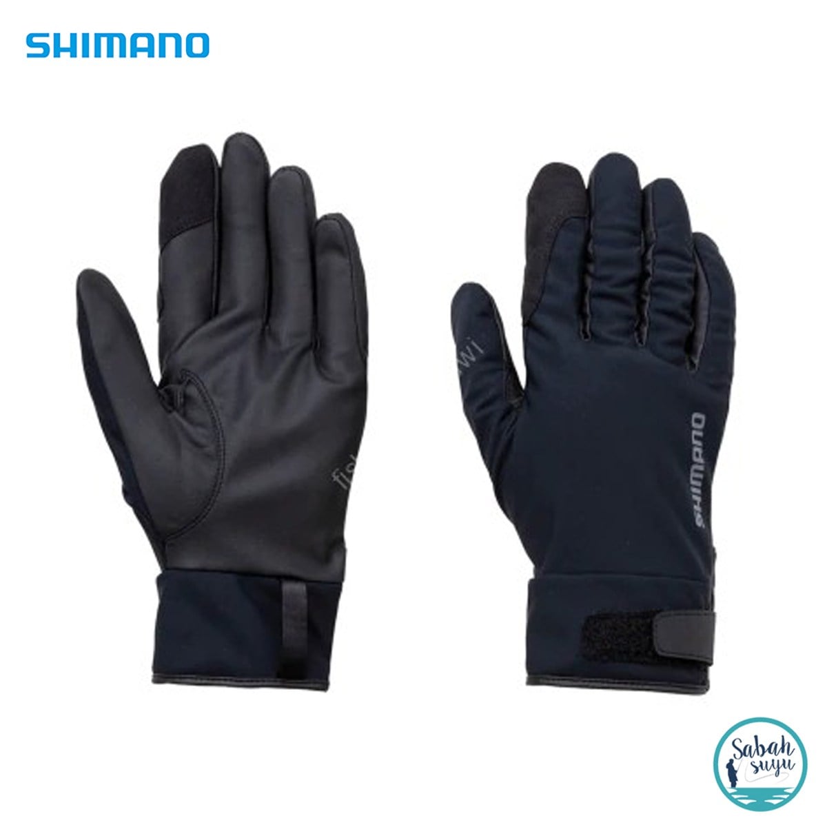 Shimano GL-085U Su Geçirmez Balıkçı Eldiveni Medium Siyah