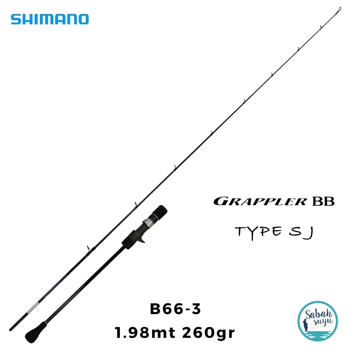 Shimano Grappler BB Type SJ B66-3 1.98mt Max 260gr (S2P) Tetikli Slow Jigging Kamış