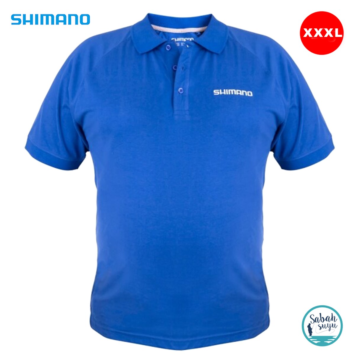 Shimano Polo T-Shirt Kısa Kollu Blue (XXXL)
