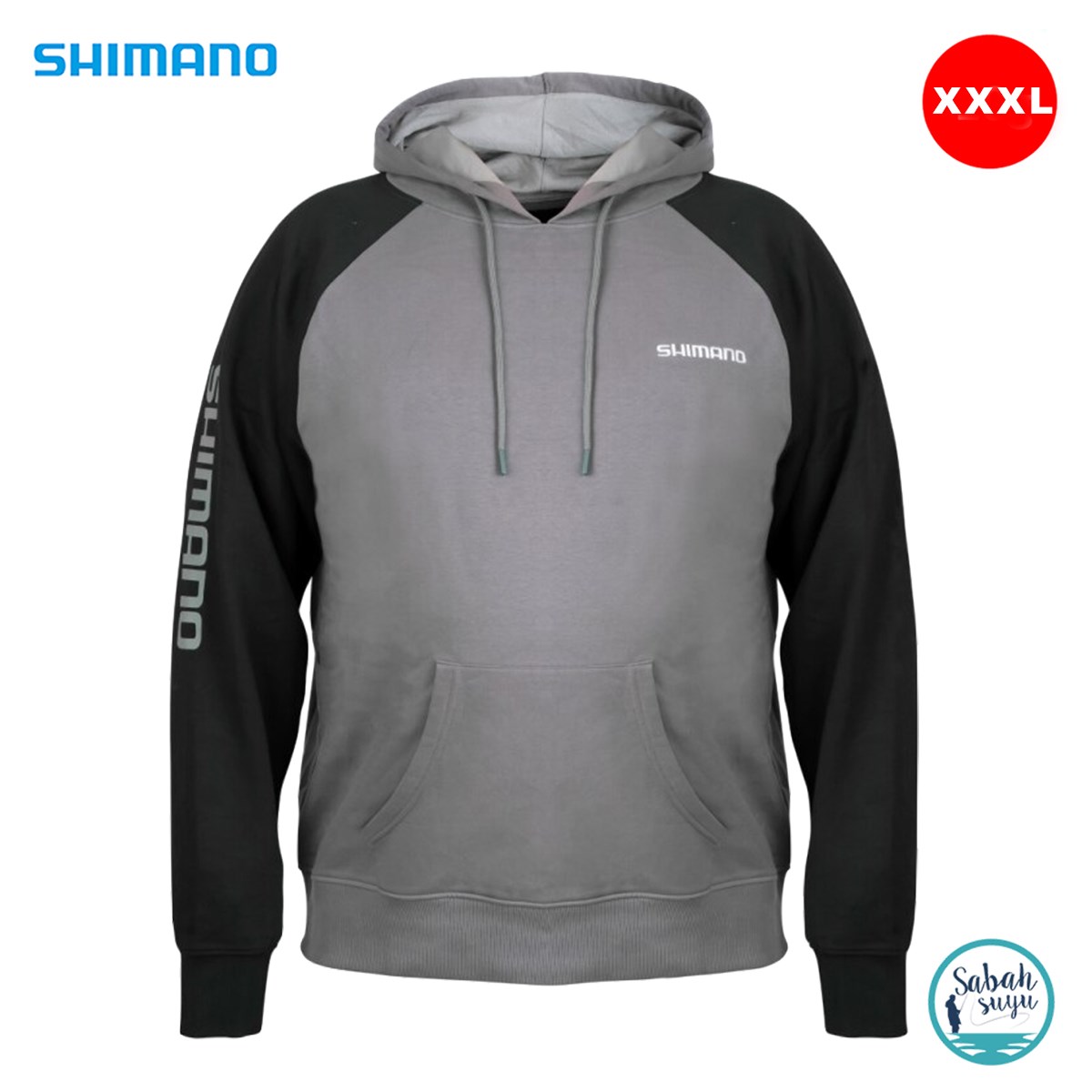 Shimano Pull Over Hoodie Grey (XXXL)