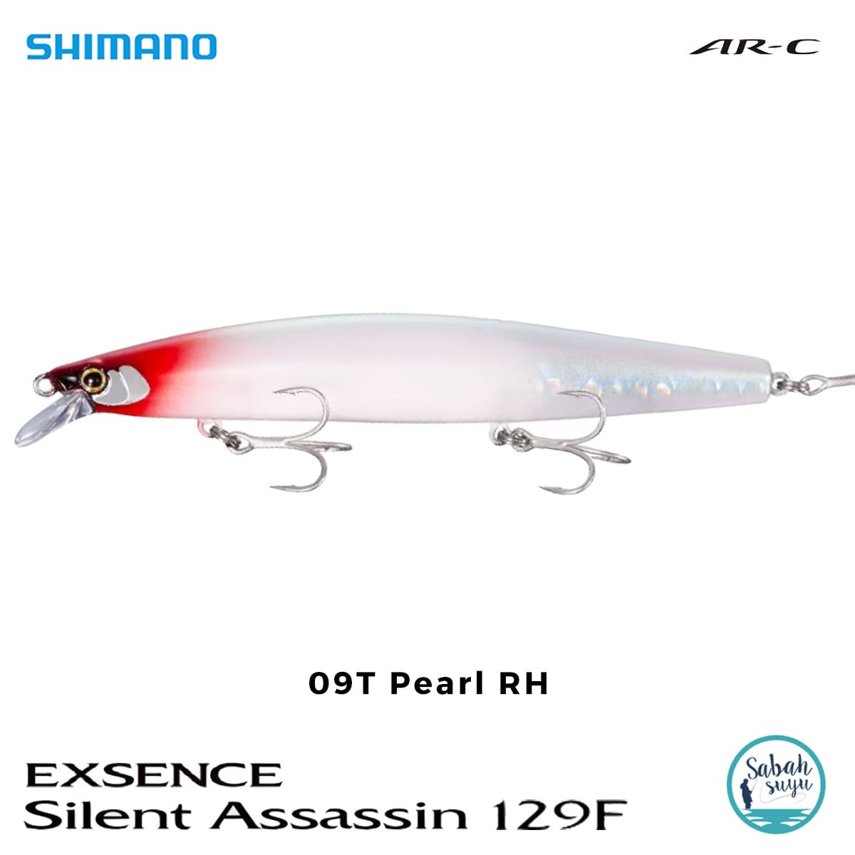 Shimano Silent Assassin 129F AR-C XM129NE 12.9cm 22gr Pearl RH 09T
