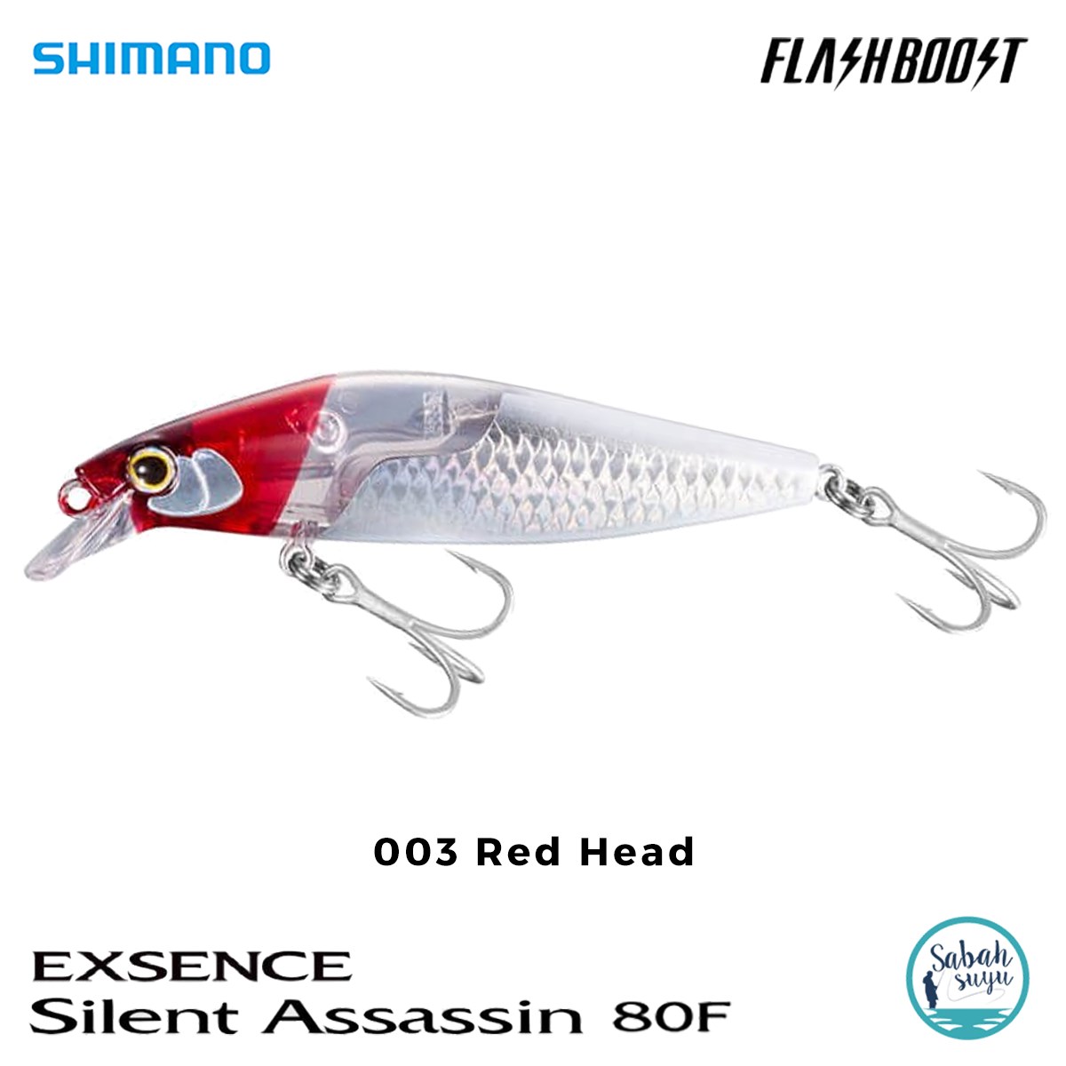 Shimano Silent Assassin Flash Boost 80F 8cm 10gr 003 Red Head