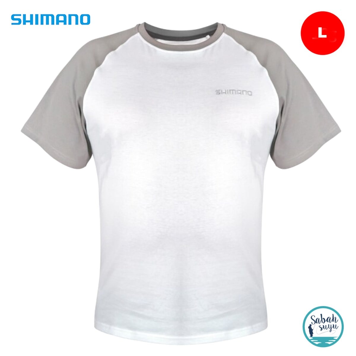 Shimano T-Shirt Kısa Kollu White (L)