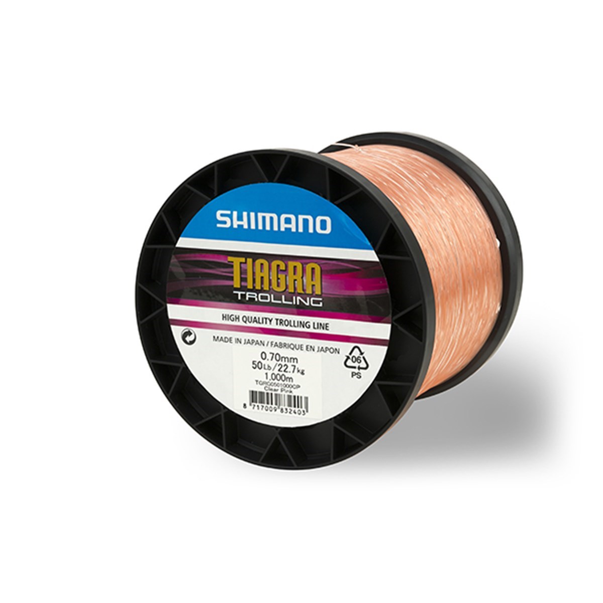 Shimano Tiagra Hyper Trolling Misina IGFA 80LB 1000mt Clear Pink