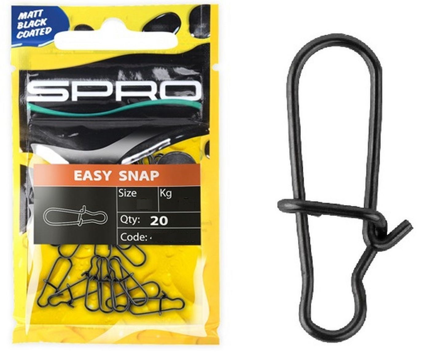 Spro MB Easy Snap Klips No:0 18lb 8kg