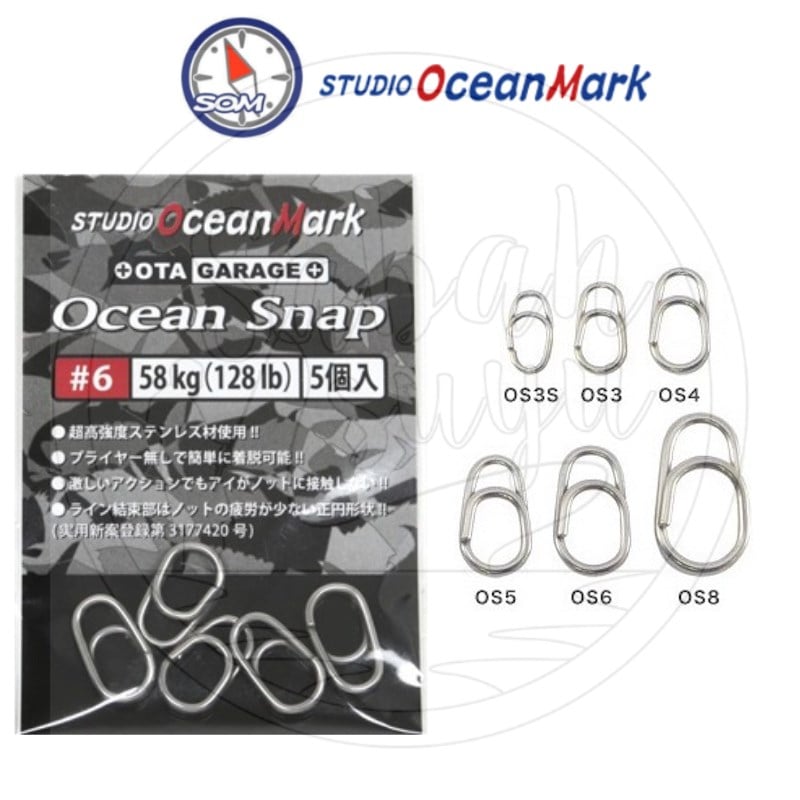 Studio Ocean Mark OGM Ocean Snap Klips #6 58 Kg. 128 Lb.