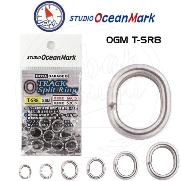 Studio Ocean Mark OGM TRACK Split Ring T-SR8 660 lb.