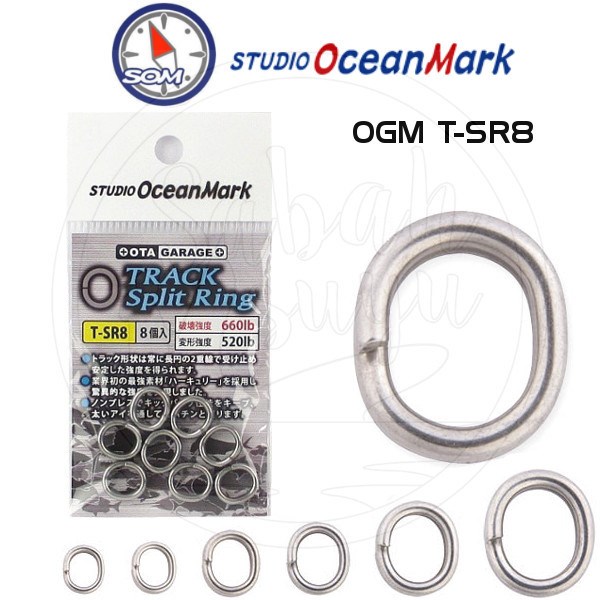 Studio Ocean Mark OGM TRACK Split Ring T-SR8 660 lb.