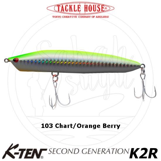 Tackle House K-TEN K2R 112 20gr 103 Chart/Orange Berry