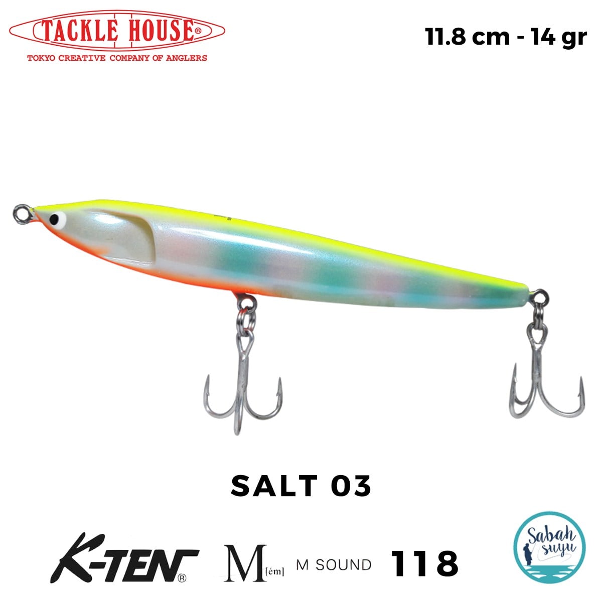Tackle House K-TEN M Sound M118 SALT 03
