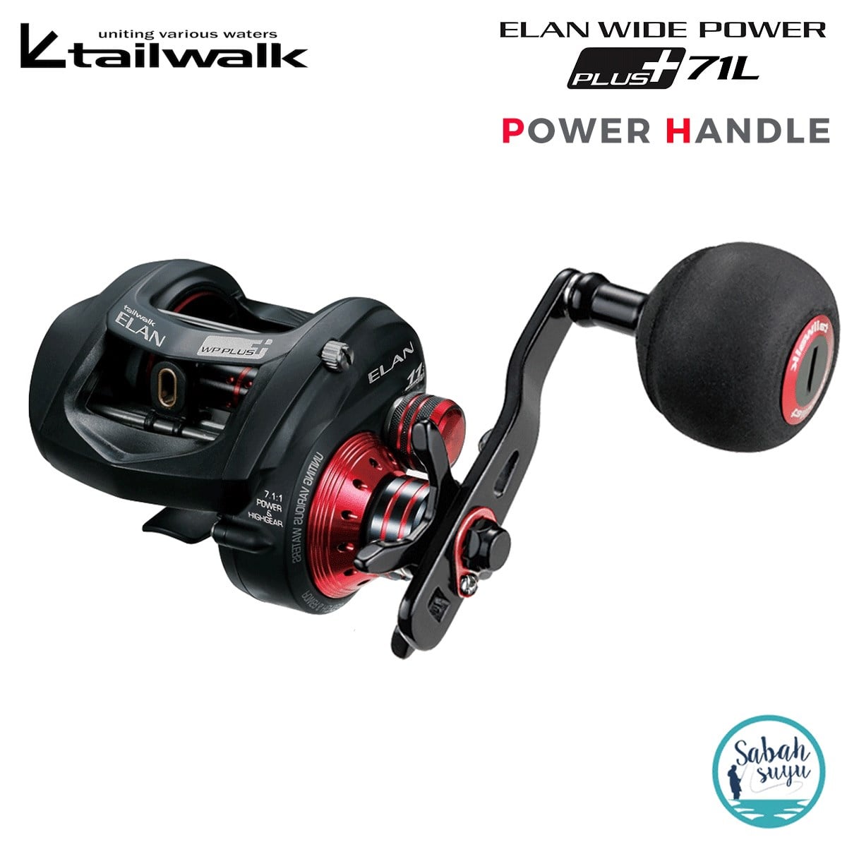 Tailwalk Elan Widepower Plus 71L PH Çıkrık/Baitcasting Jig Olta Makinesi (Sol El)