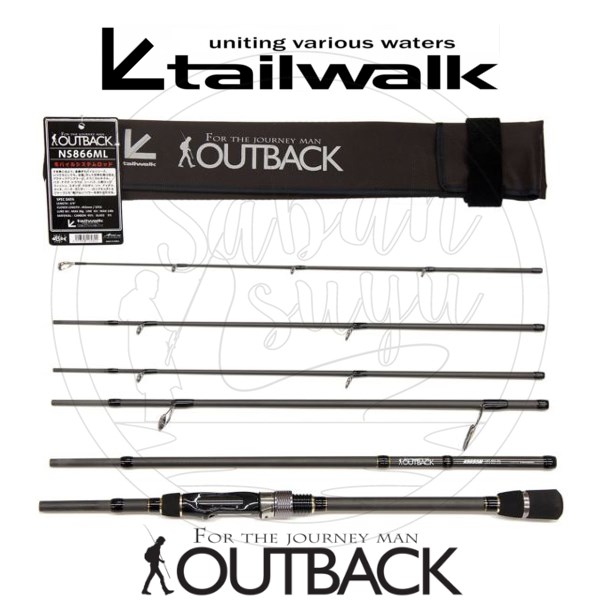 Tailwalk Outback Seabass NS866ML 260cm 10-30gr Seyahat Spin Kamışı