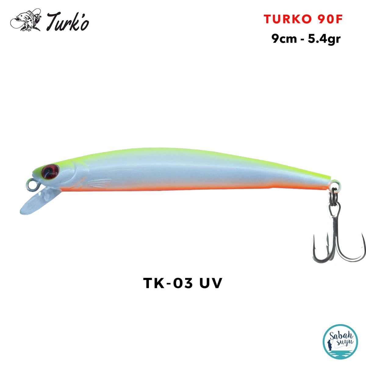 Turko 90mm 5.4gr Maket Balık TK-03 UV