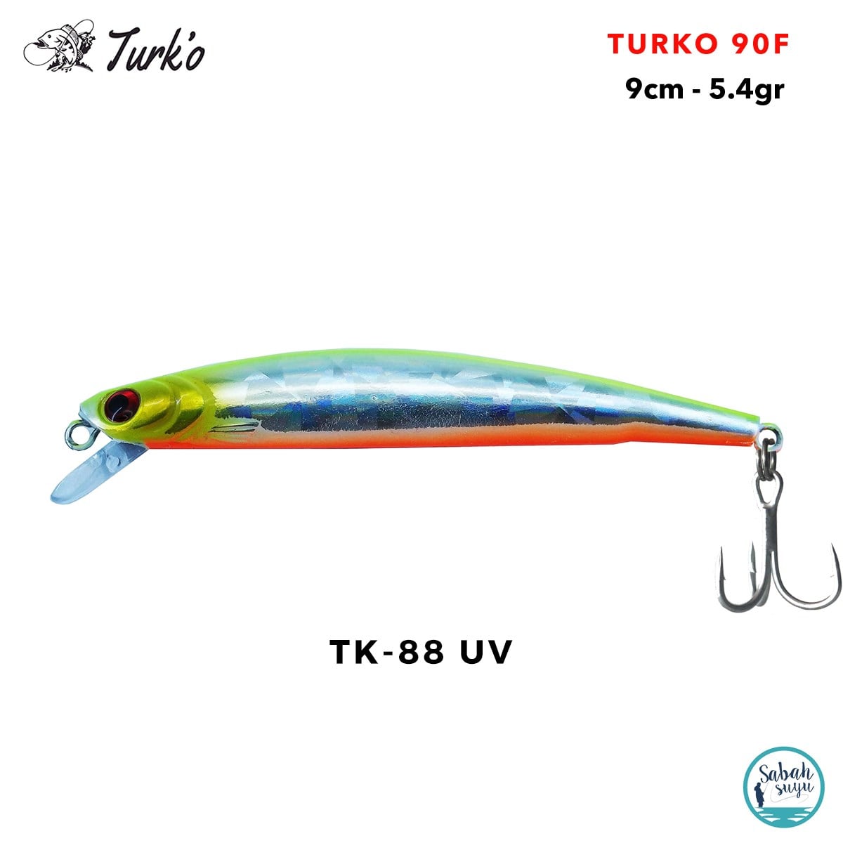 Turko 90mm 5.4gr Maket Balık TK-88 UV
