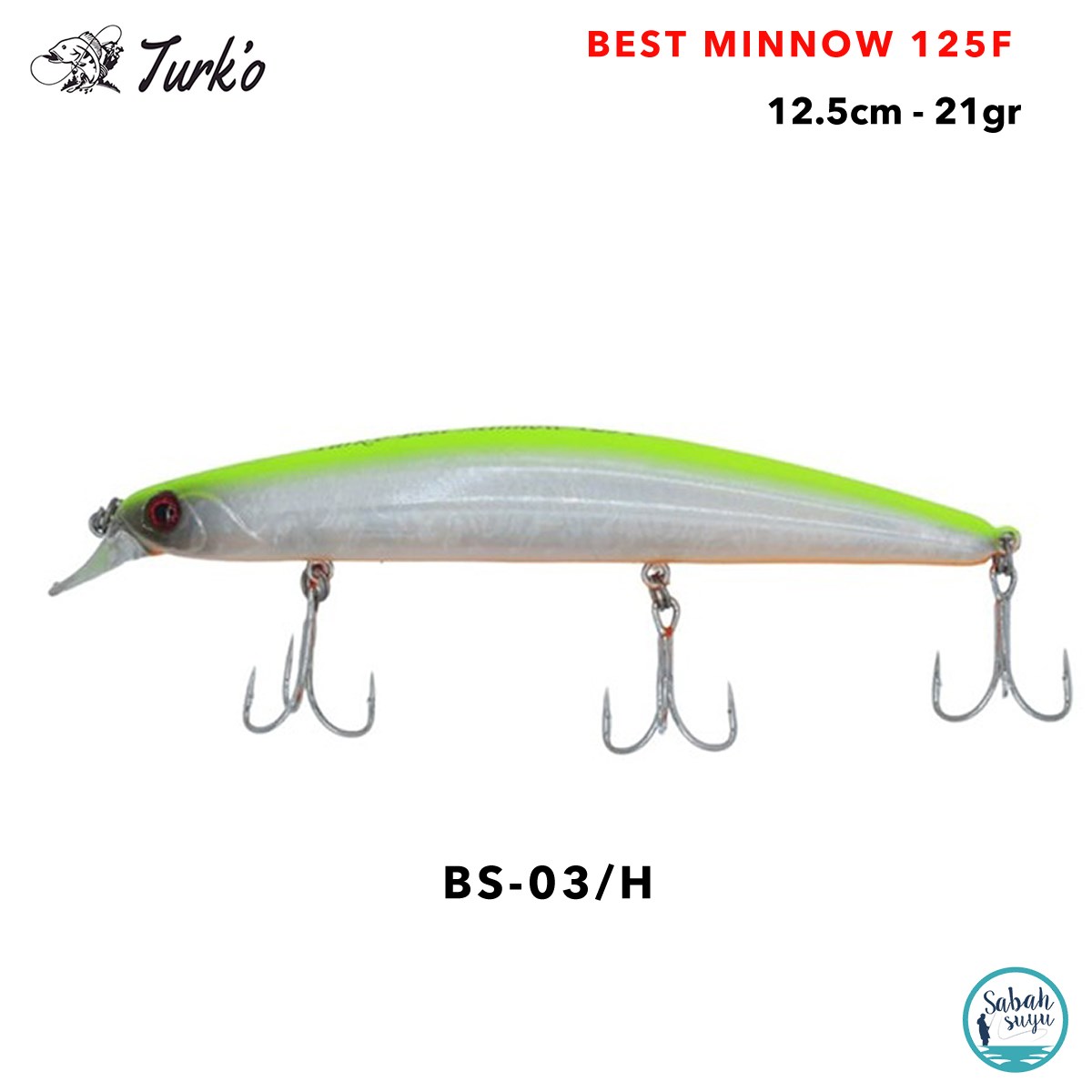 Turko Best Minnow 125F 21gr BS-03-H