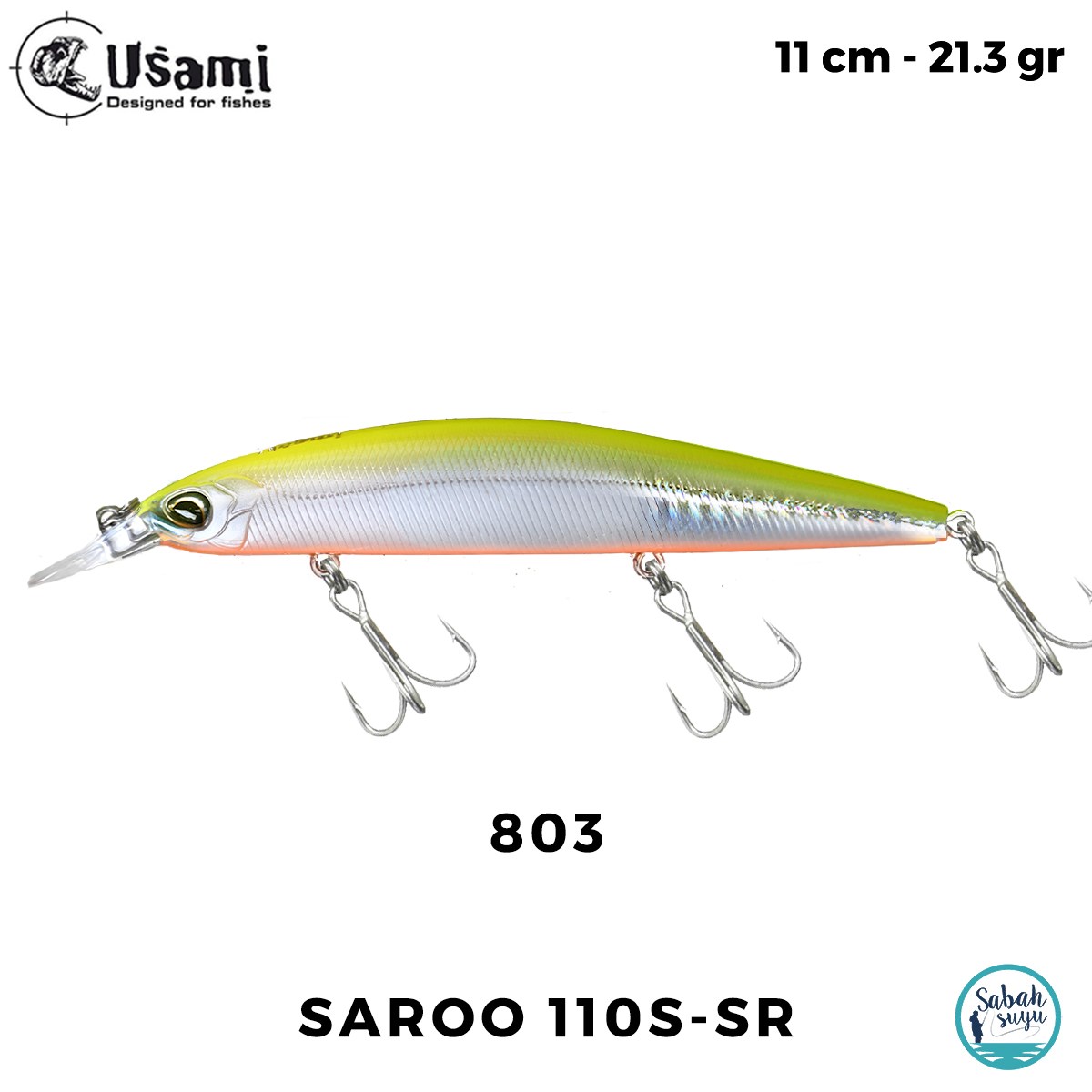 Usami Saroo 110S-SR 21.3gr Maket Balık #803