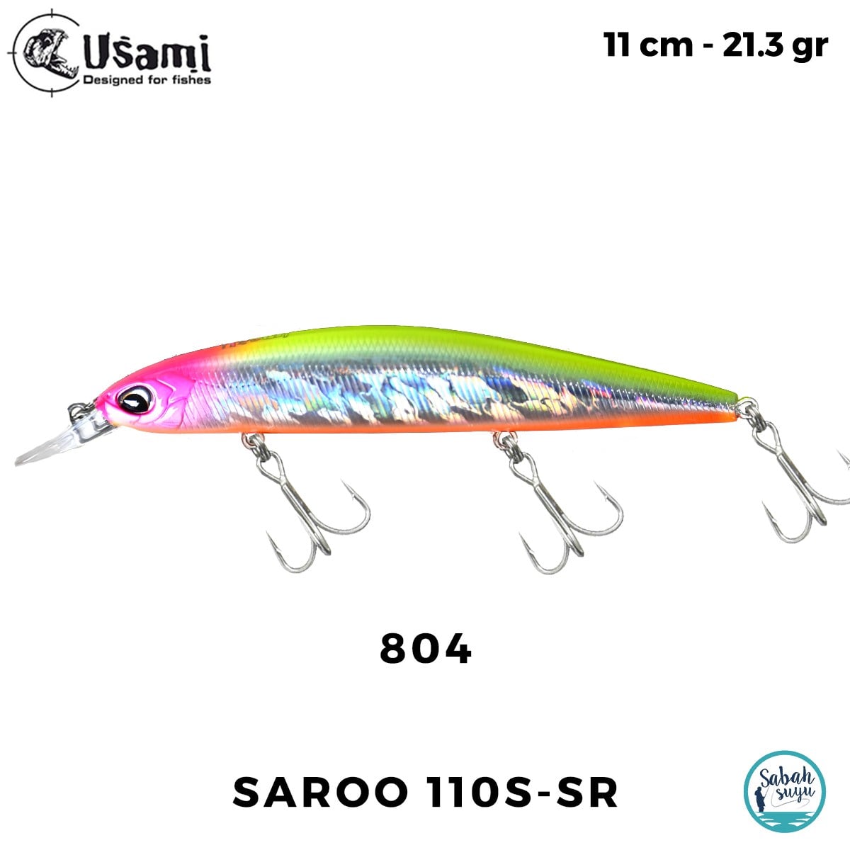 Usami Saroo 110S-SR 21.3gr Maket Balık #804