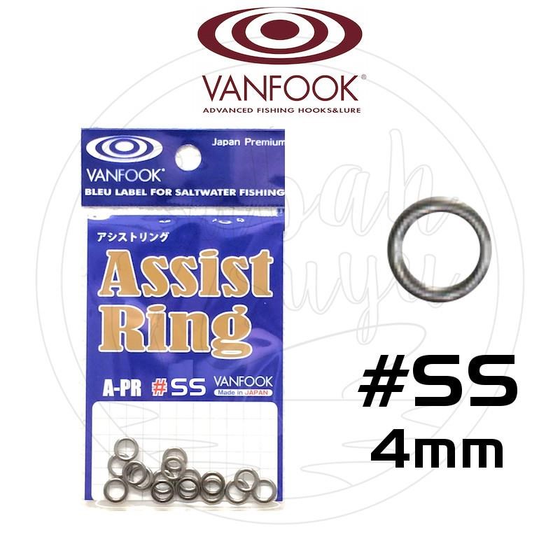 Vanfook A-PR Solid Asist Ring #SS 4mm