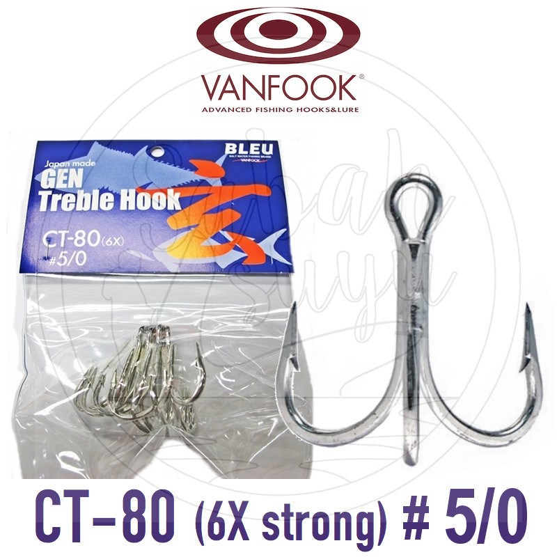 Vanfook CT-80 Üçlü İğne #5/0 (Extra Heavy Duty)