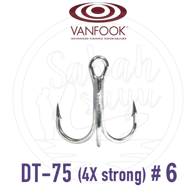 Vanfook DT-75S Üçlü İğne #6 (Heavy Duty)