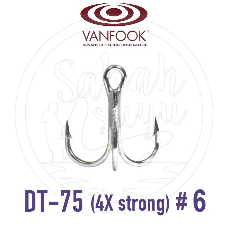 Vanfook DT-75S Üçlü İğne #6 (Heavy Duty)