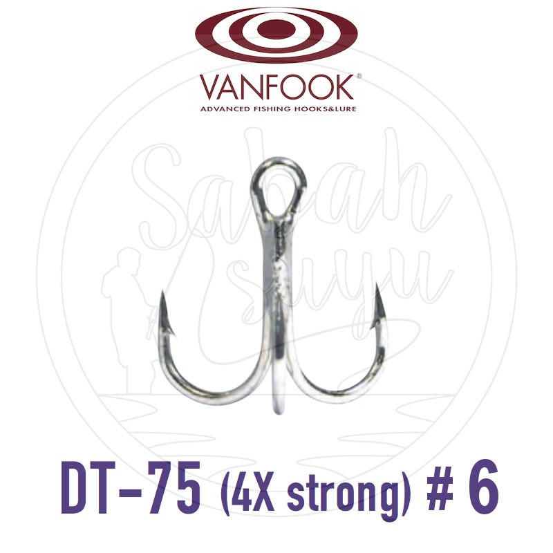 Vanfook DT-75S Üçlü İğne #6 (Heavy Duty)