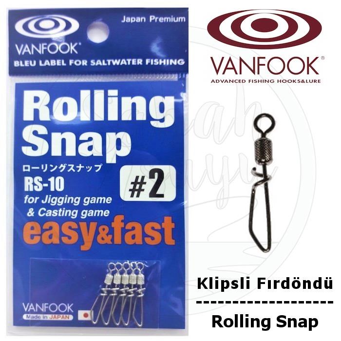 Vanfook Klipsli Fırdöndü RS-10 #2 15kg