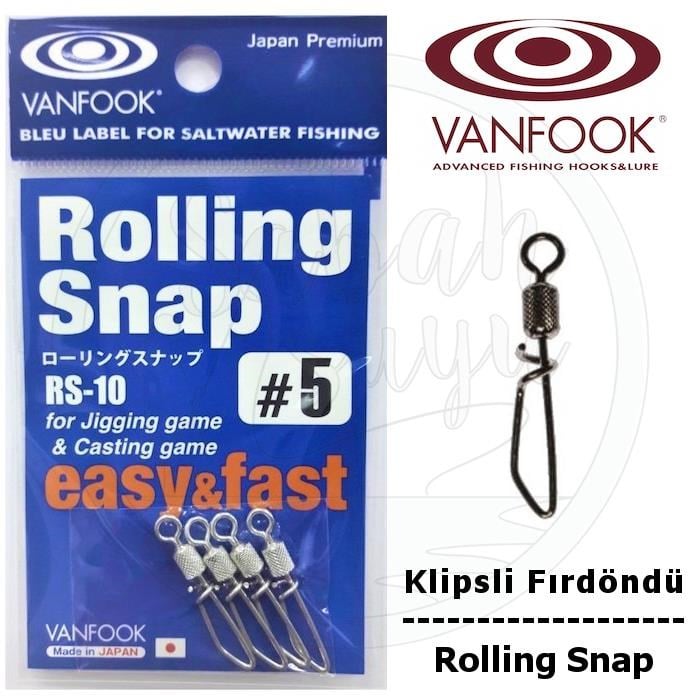 Vanfook Klipsli Fırdöndü RS-10 #5 29kg