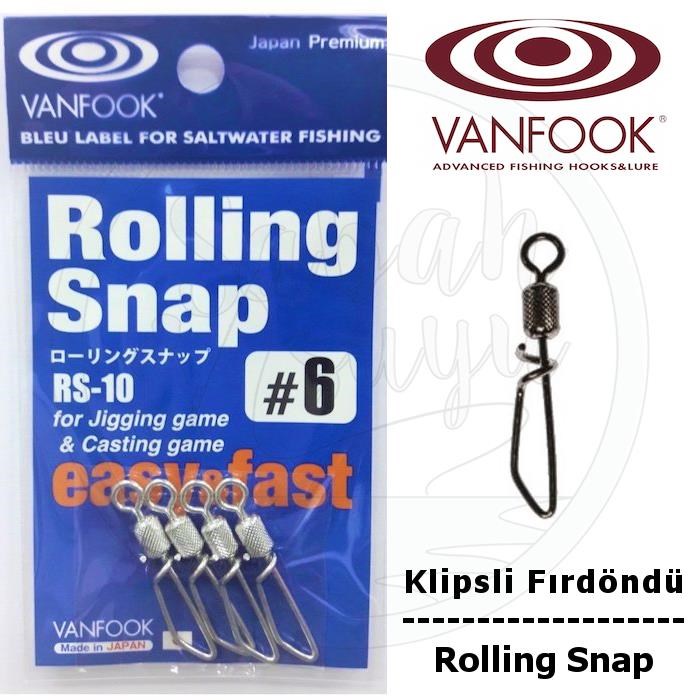 Vanfook Klipsli Fırdöndü RS-10 #6 33kg