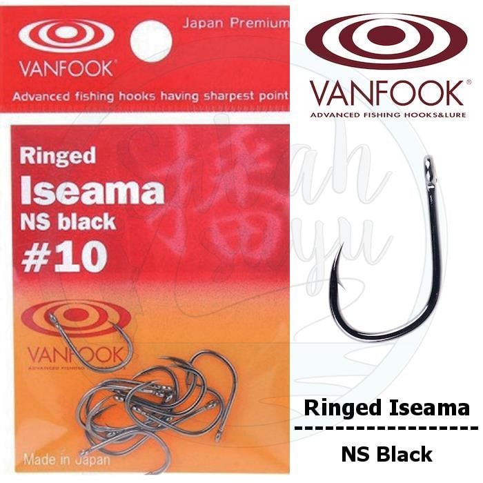 Vanfook Ringed Iseama Delikli İğne NS Black #10