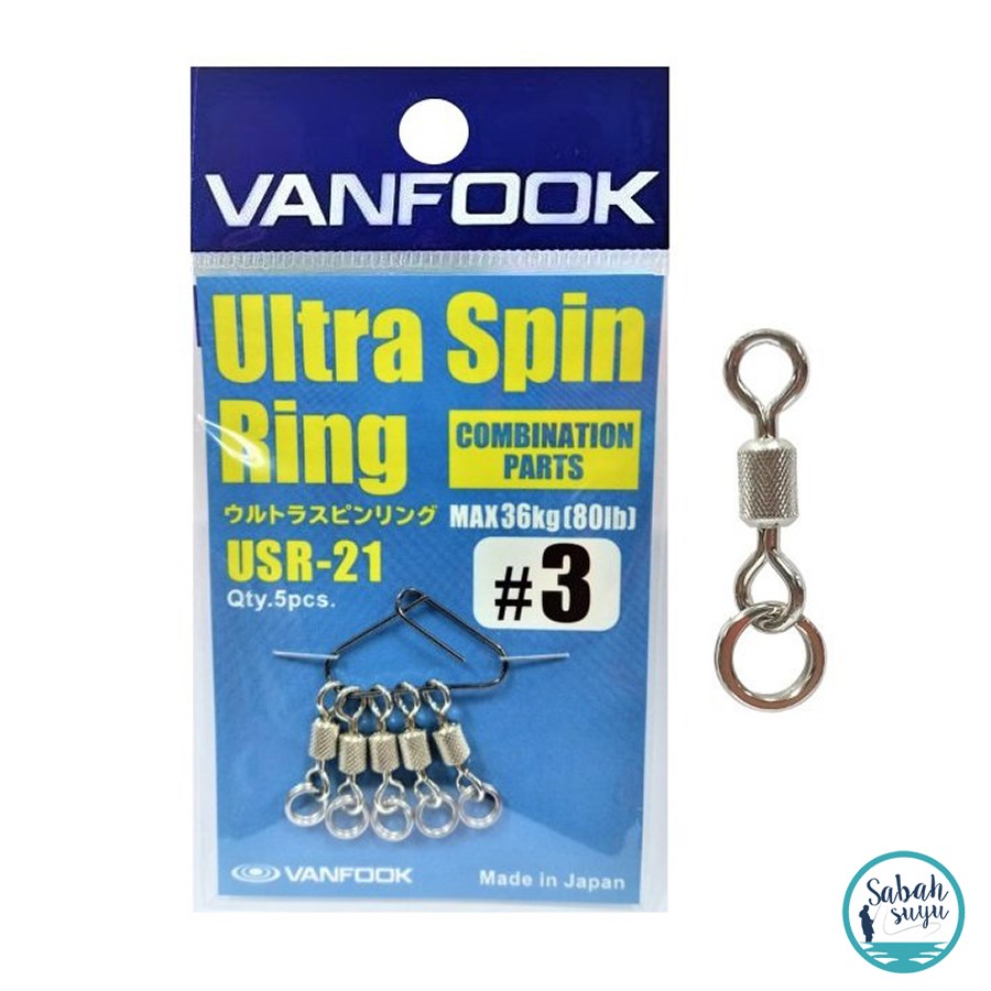 Vanfook Ultra Spin Ring Halkalı Fırdöndü USR-21 Silver #3 (5 Ad)