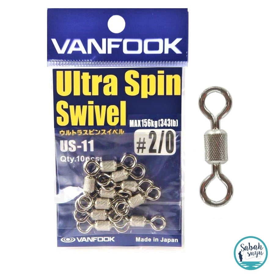 Vanfook Ultra Spin Swivel Fırdöndü US-11 Silver #2/0 (10 Ad)